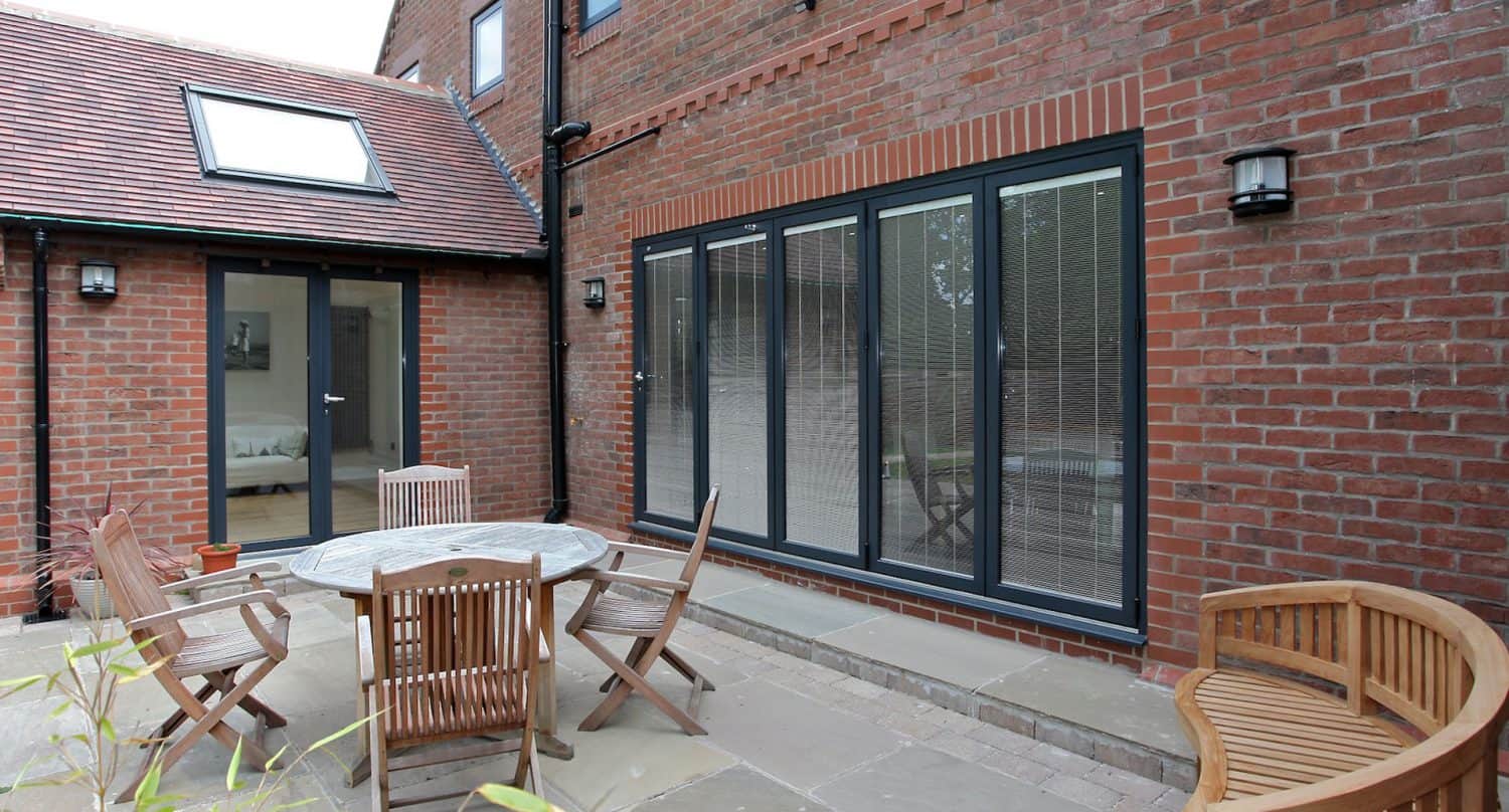 integral blinds in aluminium doors
