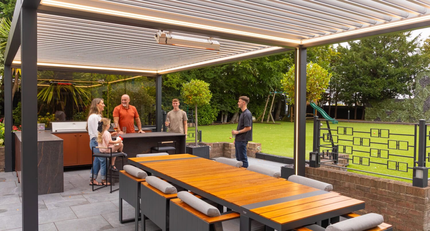 Enhanced security and style with Express Bi-Folding Doors at Leadhall Lane, Harrogate. Perfect for creating seamless indoor-outdoor spaces and adding value to your home.