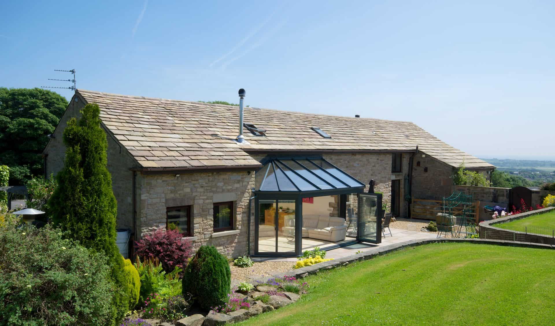 Glass Lean-to Roofing