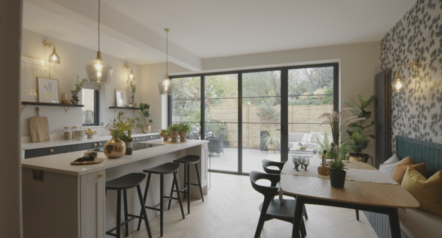 aluminium industrial look doors