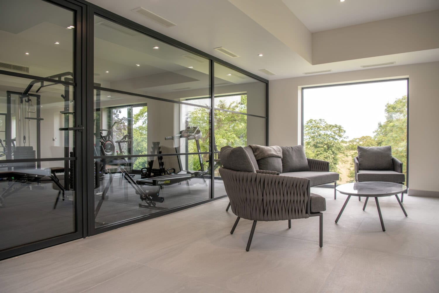 industrial look bifold doors