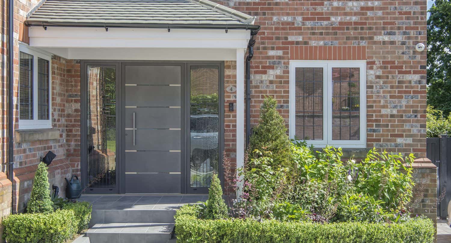 stone grange front entrance foor