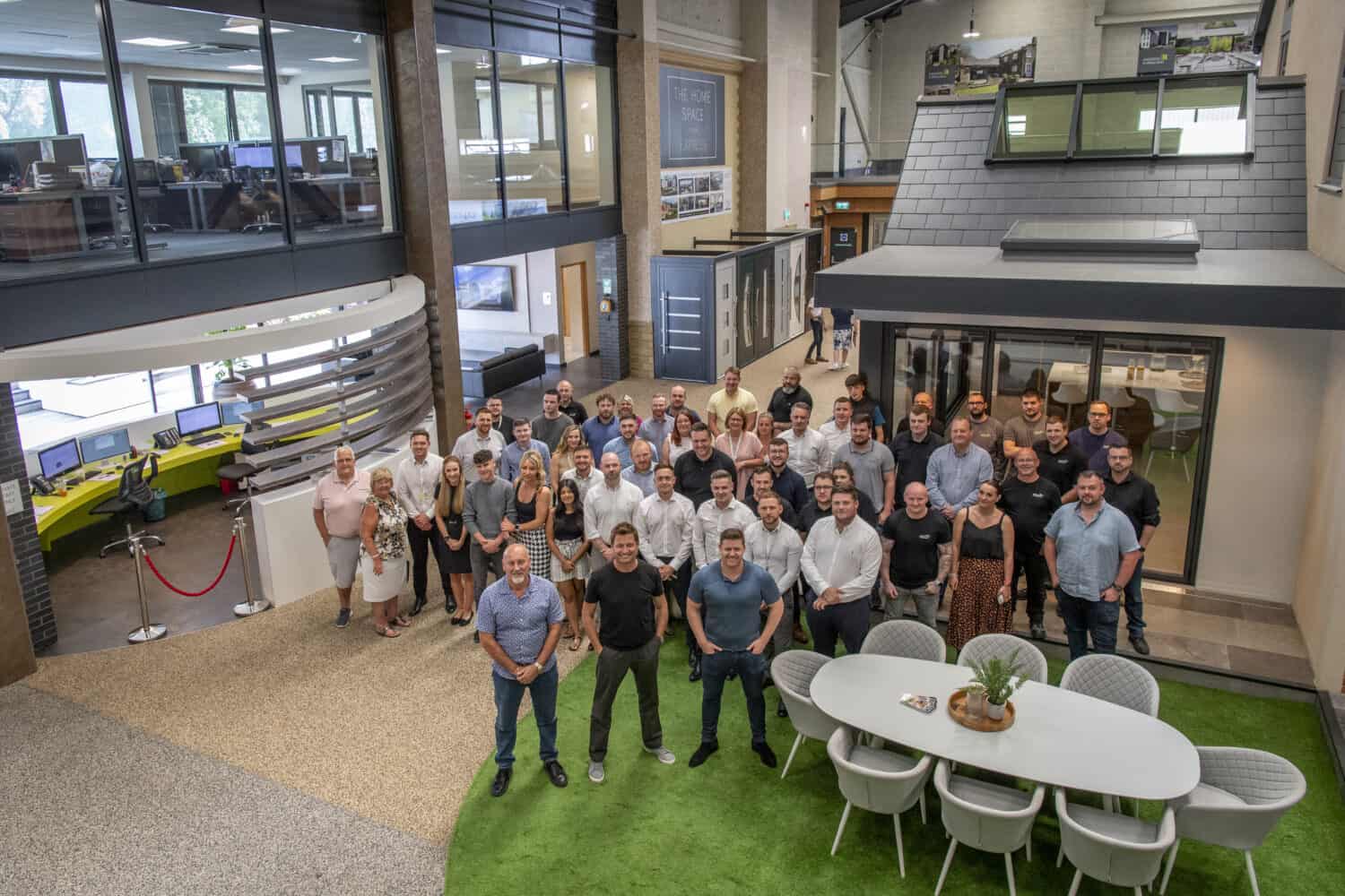 Express Bi Folding Doors team in the showroom