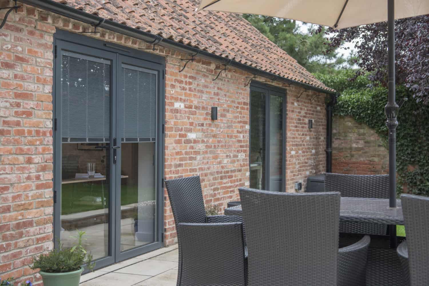 aluminium French doors