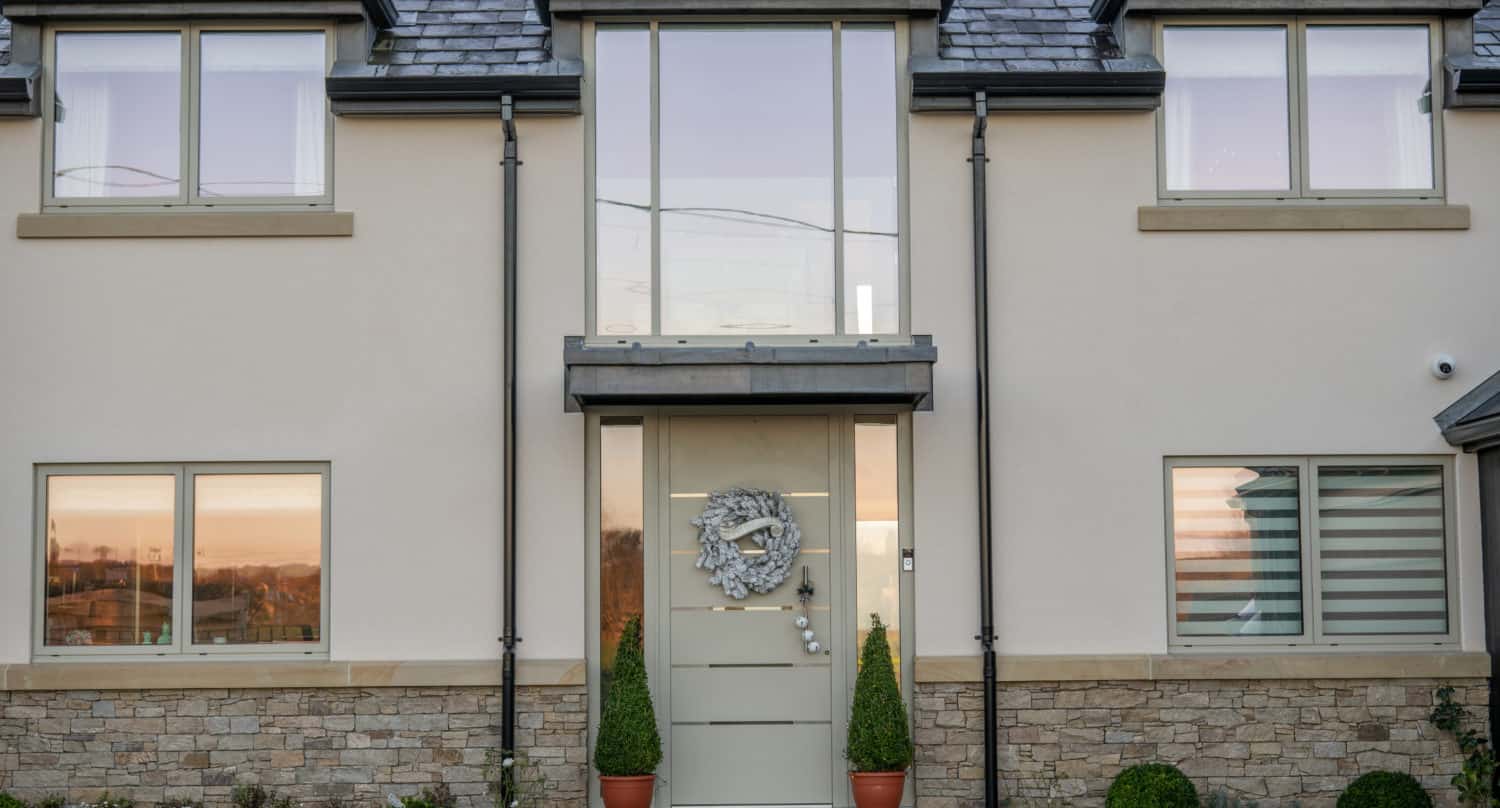 aluminium front door