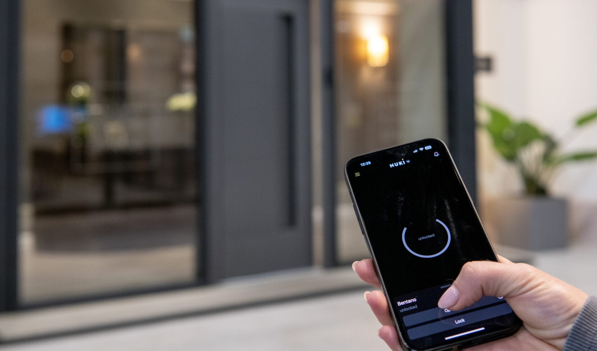 Smart locking available across our entrance door range