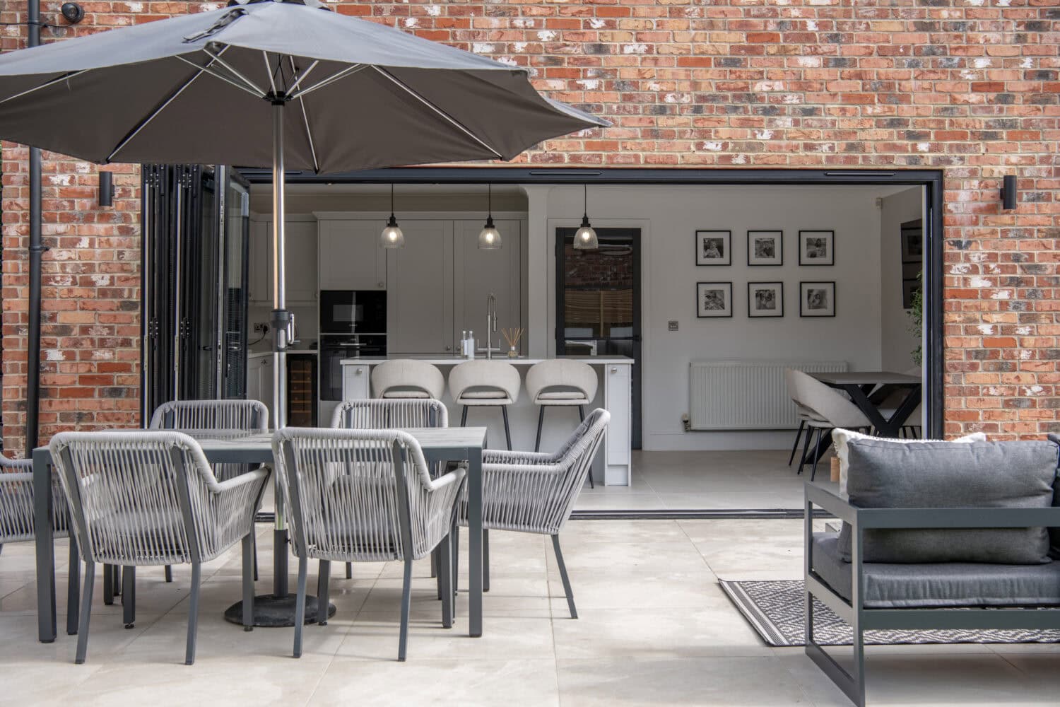 Bi folding Doors Exterior Patio