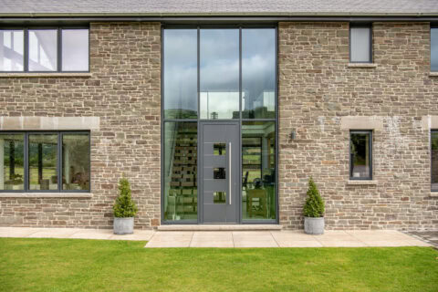 aluminium front door