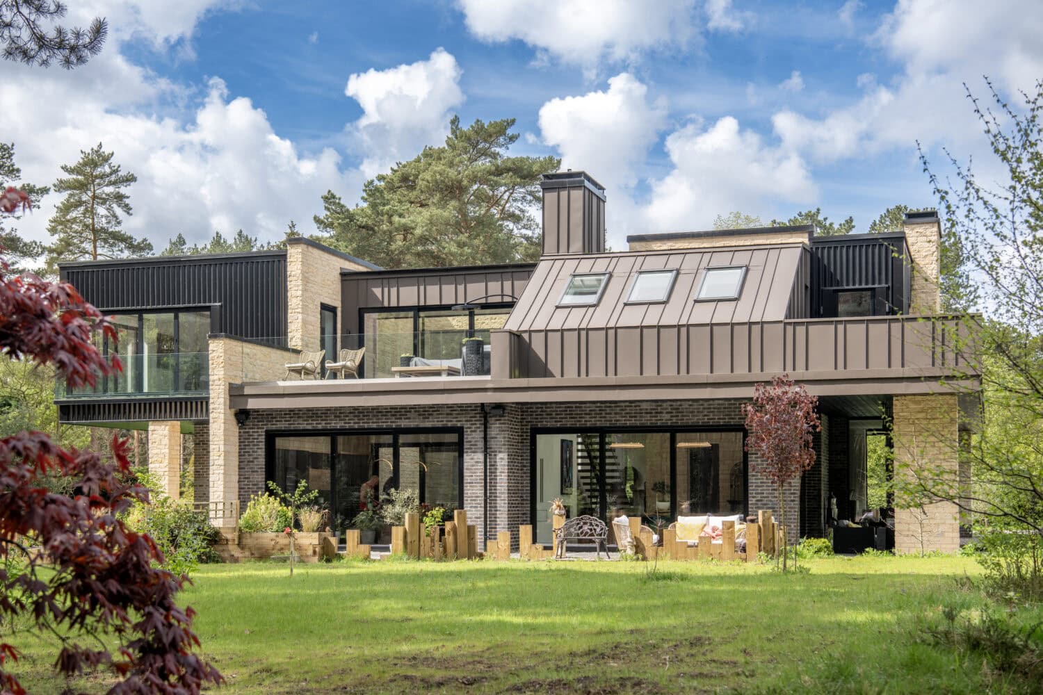 stunning large home with aluminium doors and windows