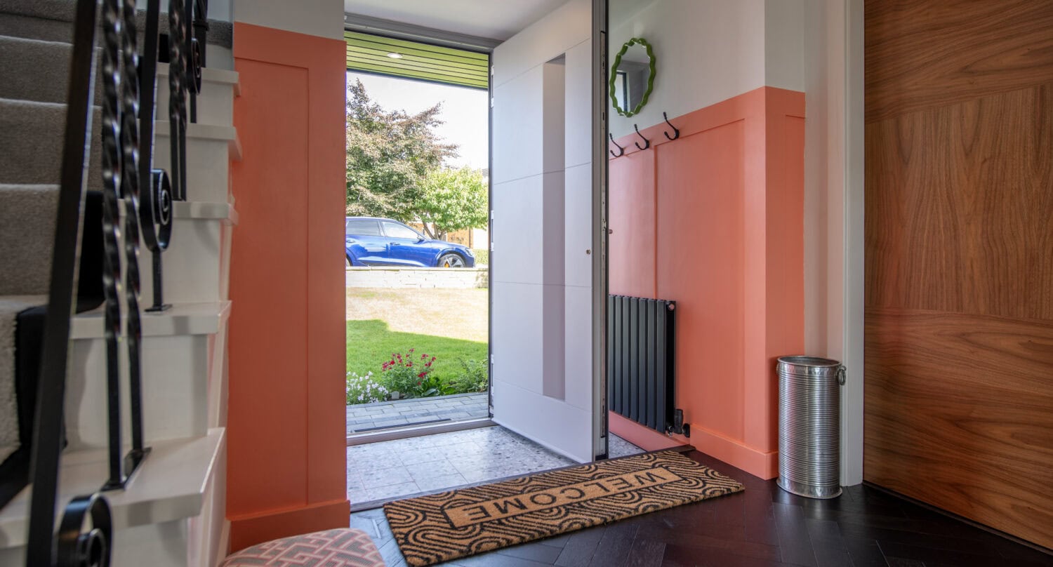 Bi-Folding doors at Firs Drive, Harrogate, providing seamless indoor-outdoor access and enhancing natural light. Perfect for modern homes seeking stylish, space-saving solutions.