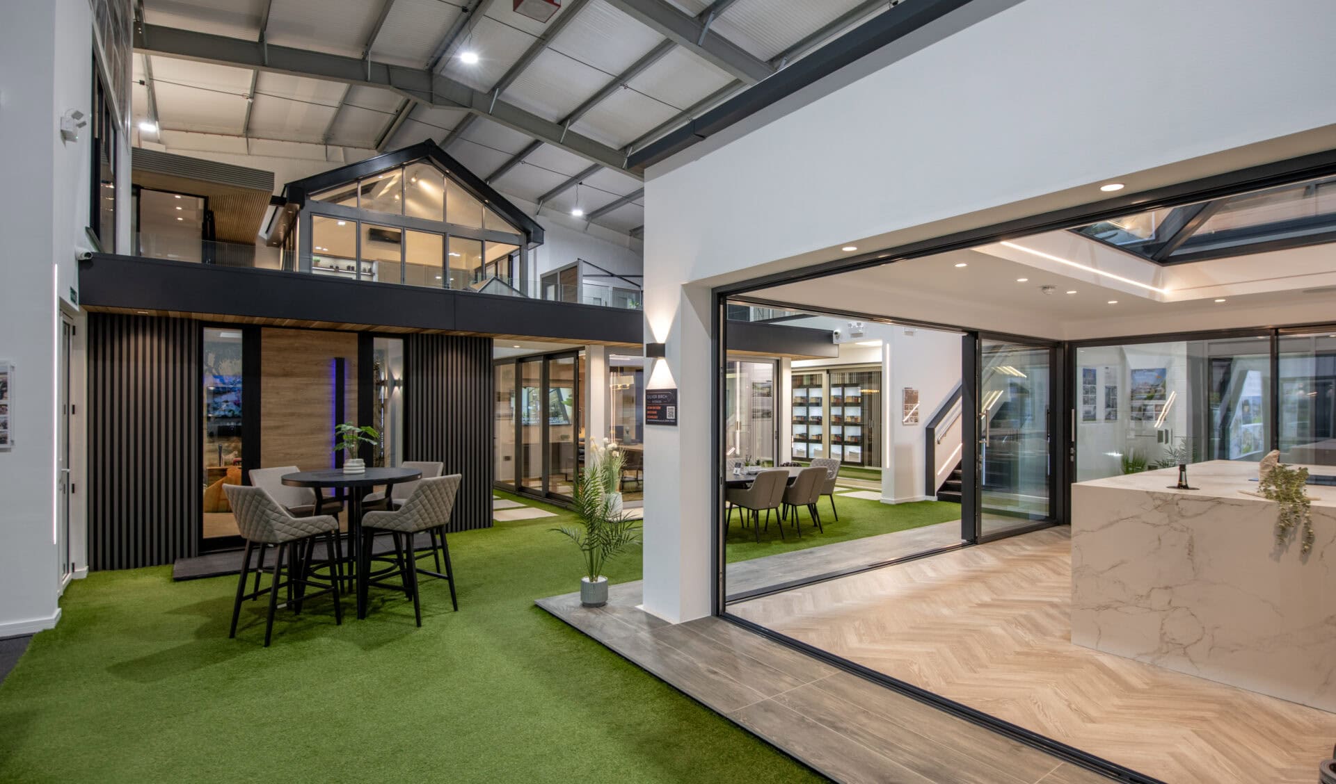 Bi-folding doors, Glasgow showroom