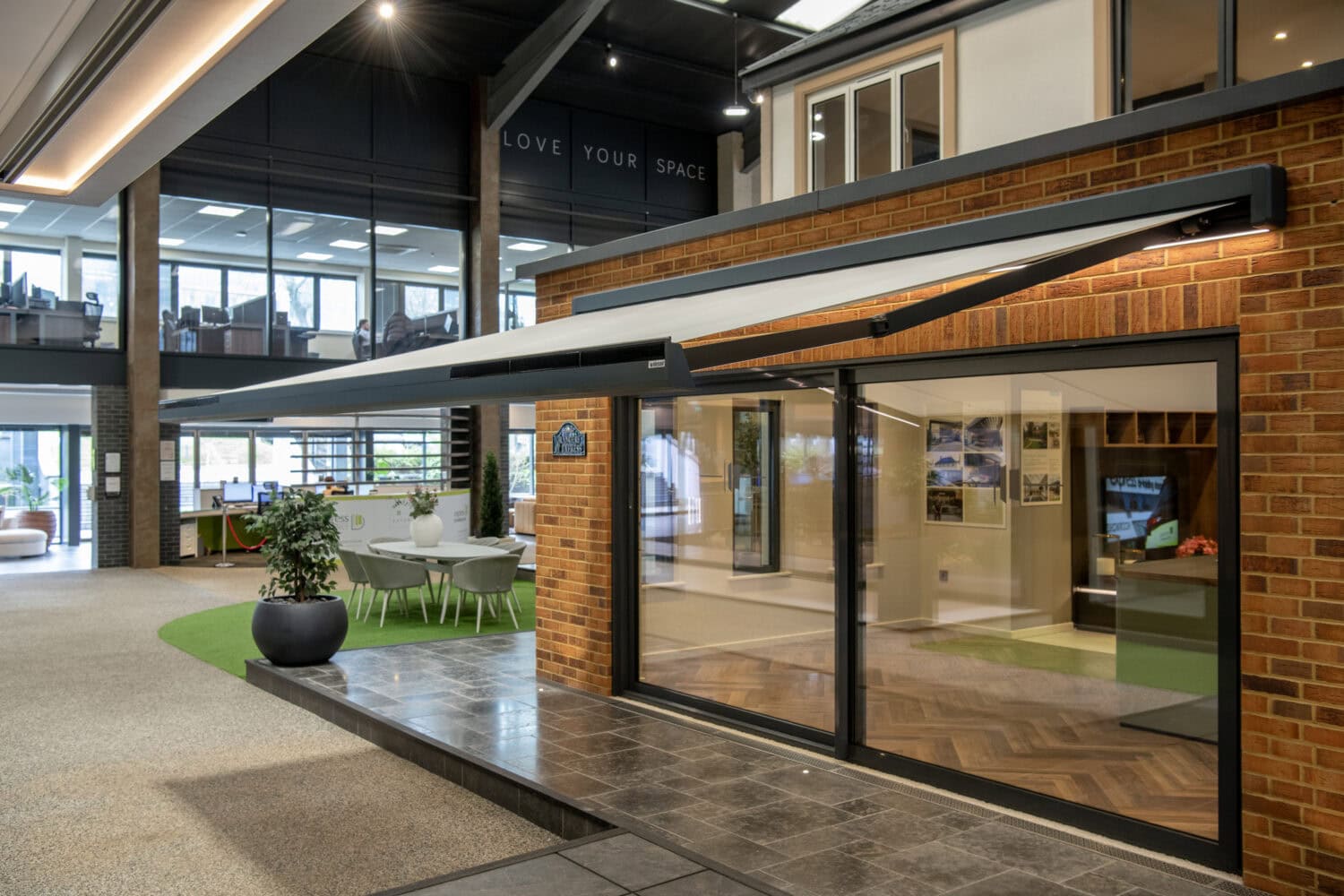 High-quality bi-fold doors showcased in a contemporary Leeds showroom, highlighting their durability, aesthetic appeal, and space-saving design for modern homes and commercial spaces.