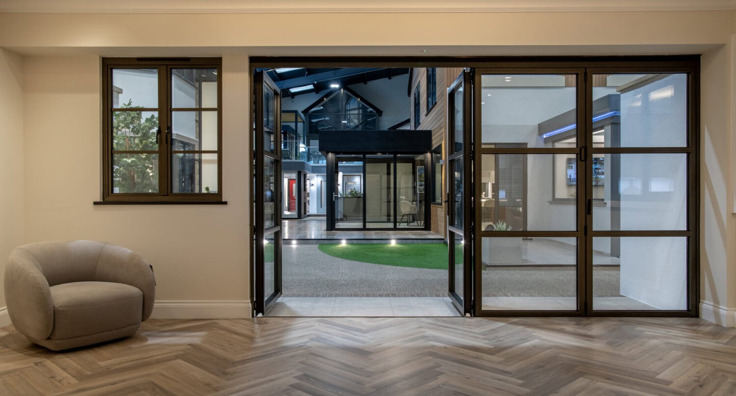 Bi-Folding Doors in Leeds Showroom for Modern Homes.